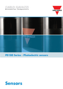 Fotoceller serie PD180
