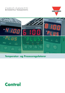 Temperatur- og Prosessregulatorer