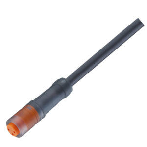 Plugg med kabel. Rett monteringsvinkel. Hustype M8 DC. 2m kabel (PVC) i 3-leder utførelse. Beskyttelsesgrad IP67 . .