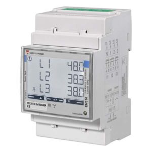 Energimåler 3-fase 230/400VAC 5A med RS485 Modbus