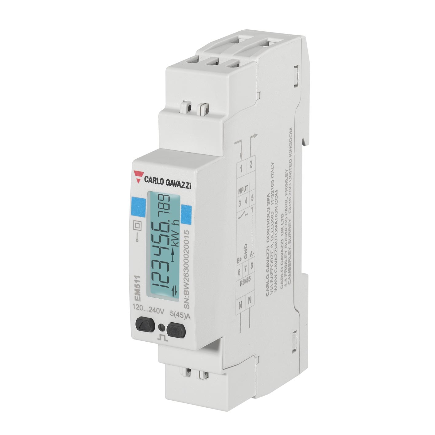 Energimåler EM511 fra Carlo Gavazzi