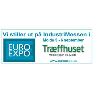 Vi stiller ut på Industrimessen Euro Expo i Molde 2018