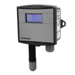 KLU-N utendørs føler med display fra Produal
