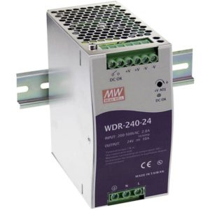 Meanwell strømforsyning WDR-240-24 fra Carlo Gavazzi