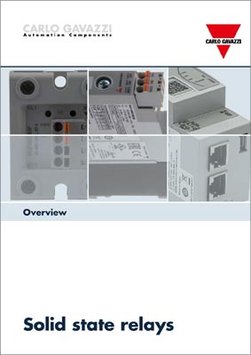 Produktoversikt Solid state relèer fra Carlo Gavazzi